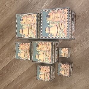 Bobs Primitive Nesting Box Set of 7 NWT